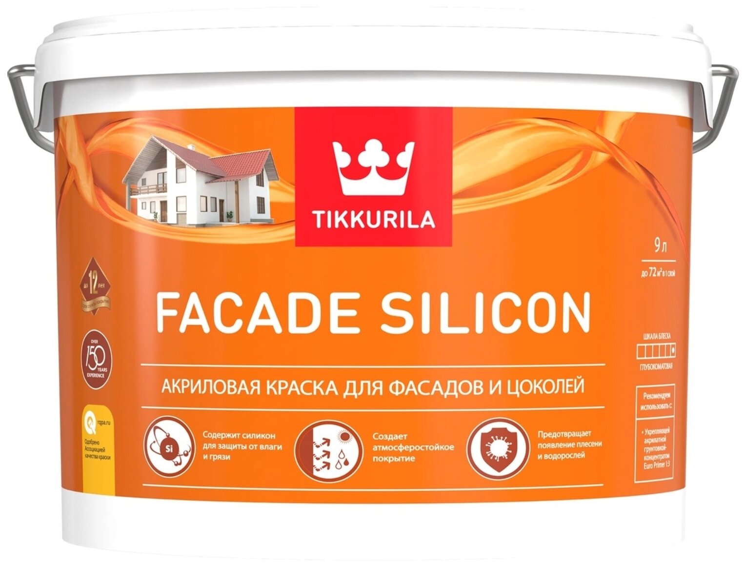 Краска акриловая Tikkurila Facade Silicon