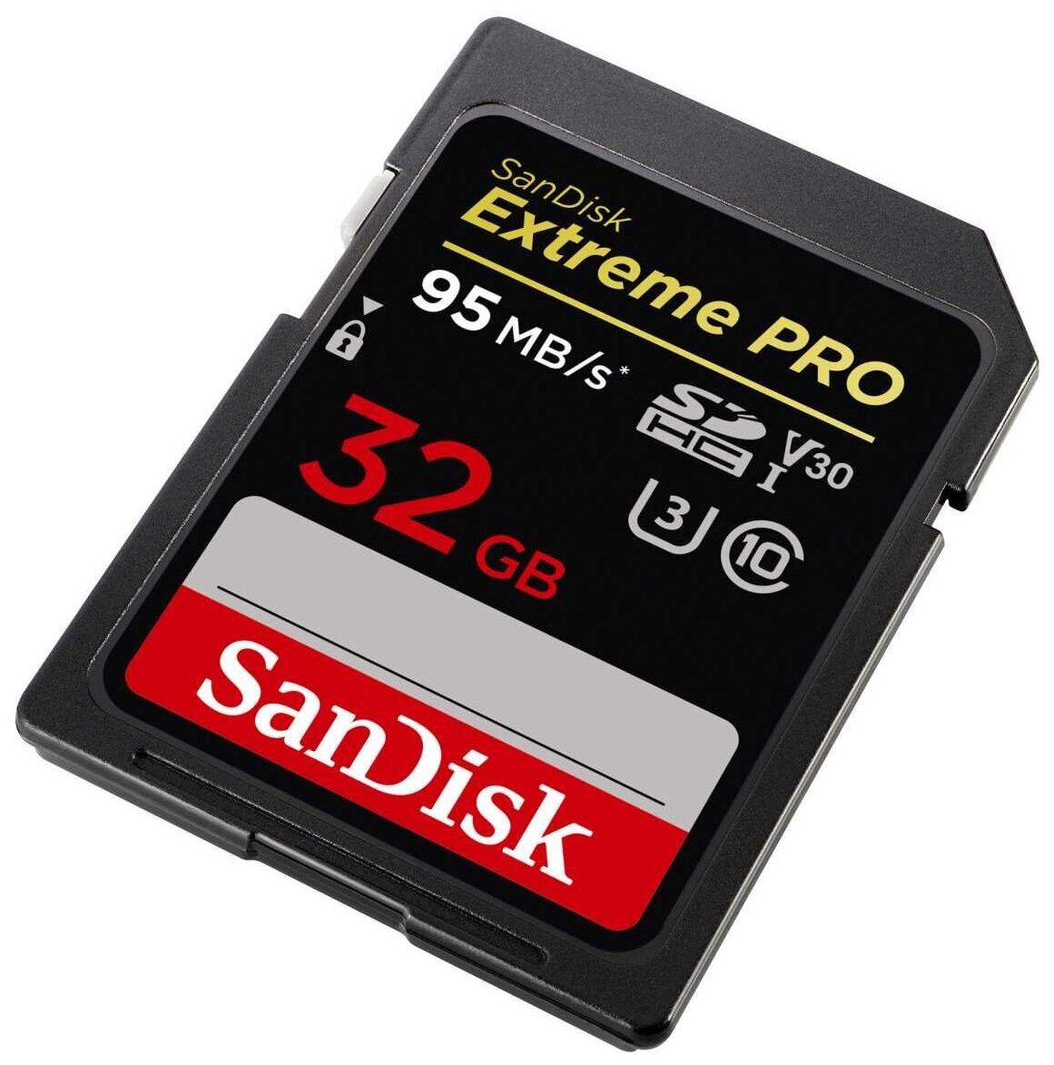 Карта памяти SDHC 32Gb Sandisk Extreme Pro (SDSDXXG-032G-GN4IN) UHS-I U3