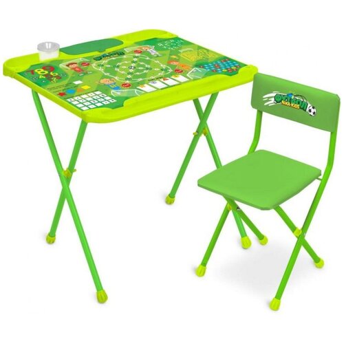 Nika Kids Комплект мебели «Футбол»: стол, стул мягкий, цвета микс