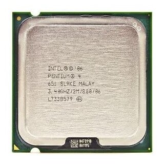 Процессор Intel Pentium 530 (3,0 ГГц, LGA 775, 1 Мб, 1 ядро/2 потока)