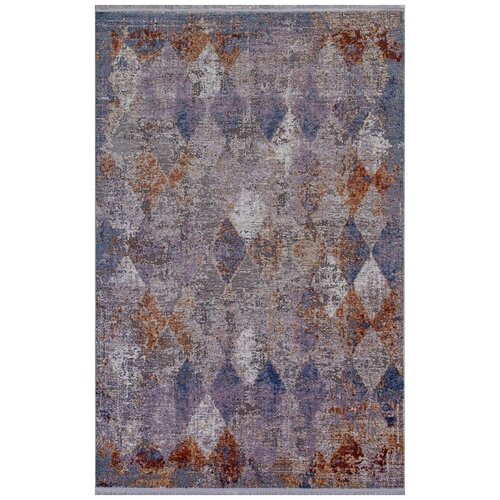 Ковер 05703G - GREY / GREY - Прямоугольник - коллекция RIM 0.95x2.00