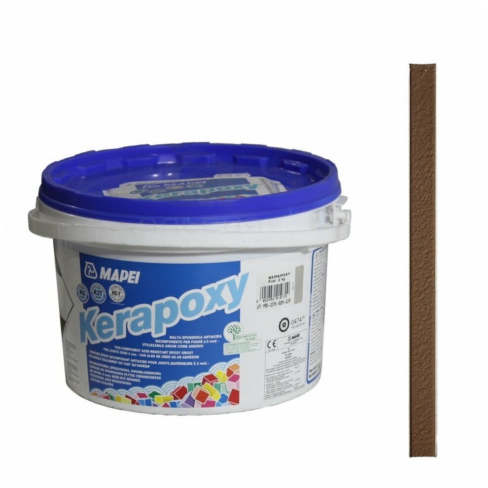 Затирка Mapei Kerapoxy №144 шоколад 2 кг