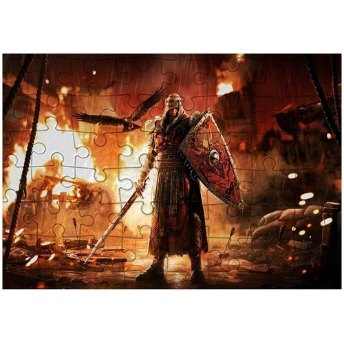 Пазл Картонный 38x26 см, размер А3, 300 деталей, модель For Honor-26 пазл картонный 38x26 см размер а3 200 деталей модель for honor 5