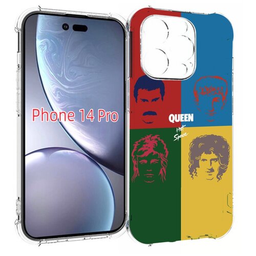 Чехол MyPads hot space queen альбом для iPhone 14 Pro задняя-панель-накладка-бампер