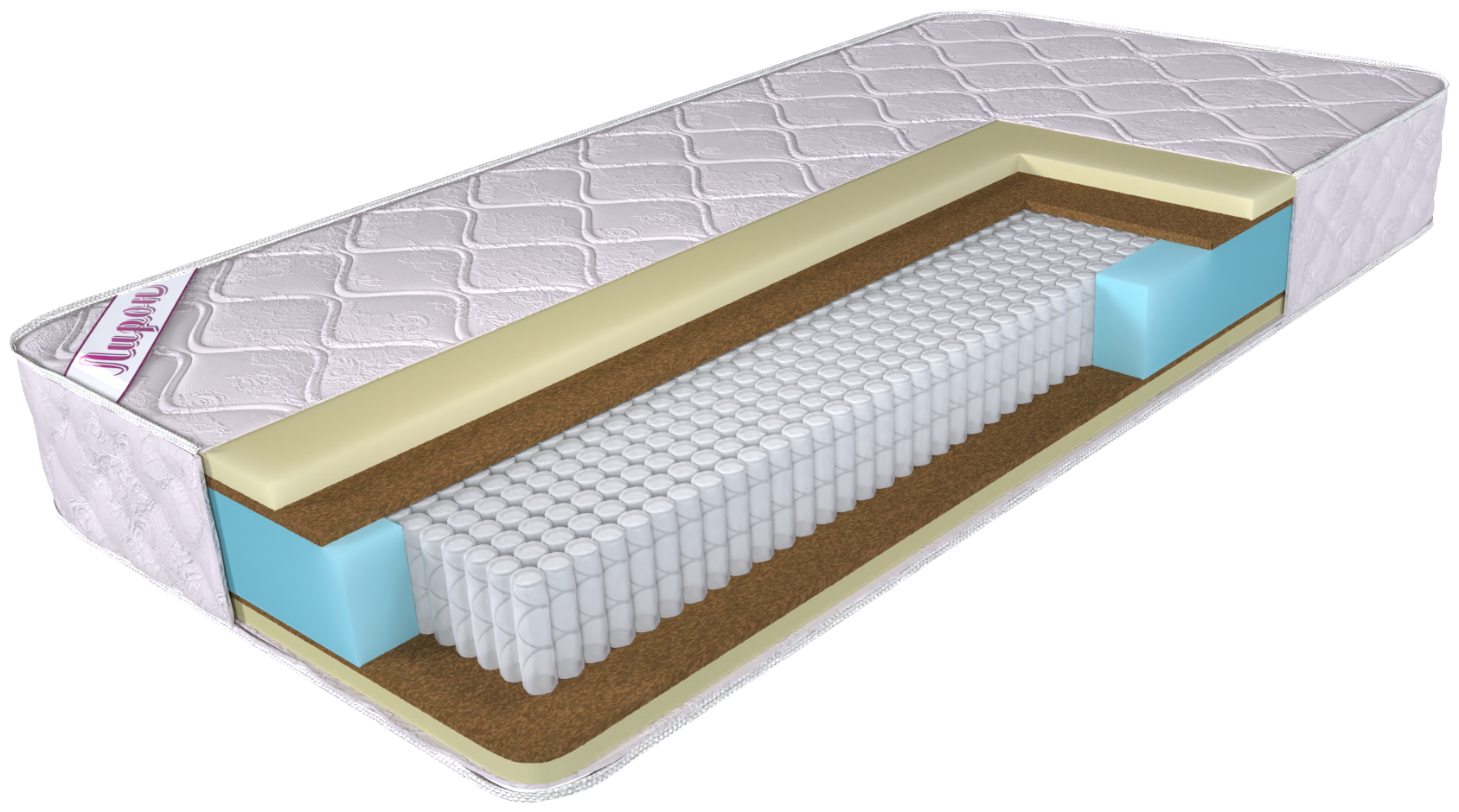 Матрас Matrasliron Соня, серия Премиум, 90x200, пружинный