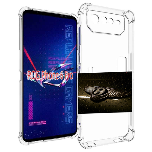 Чехол MyPads бентли bentley 2 мужской для Asus ROG Phone 6 Pro задняя-панель-накладка-бампер