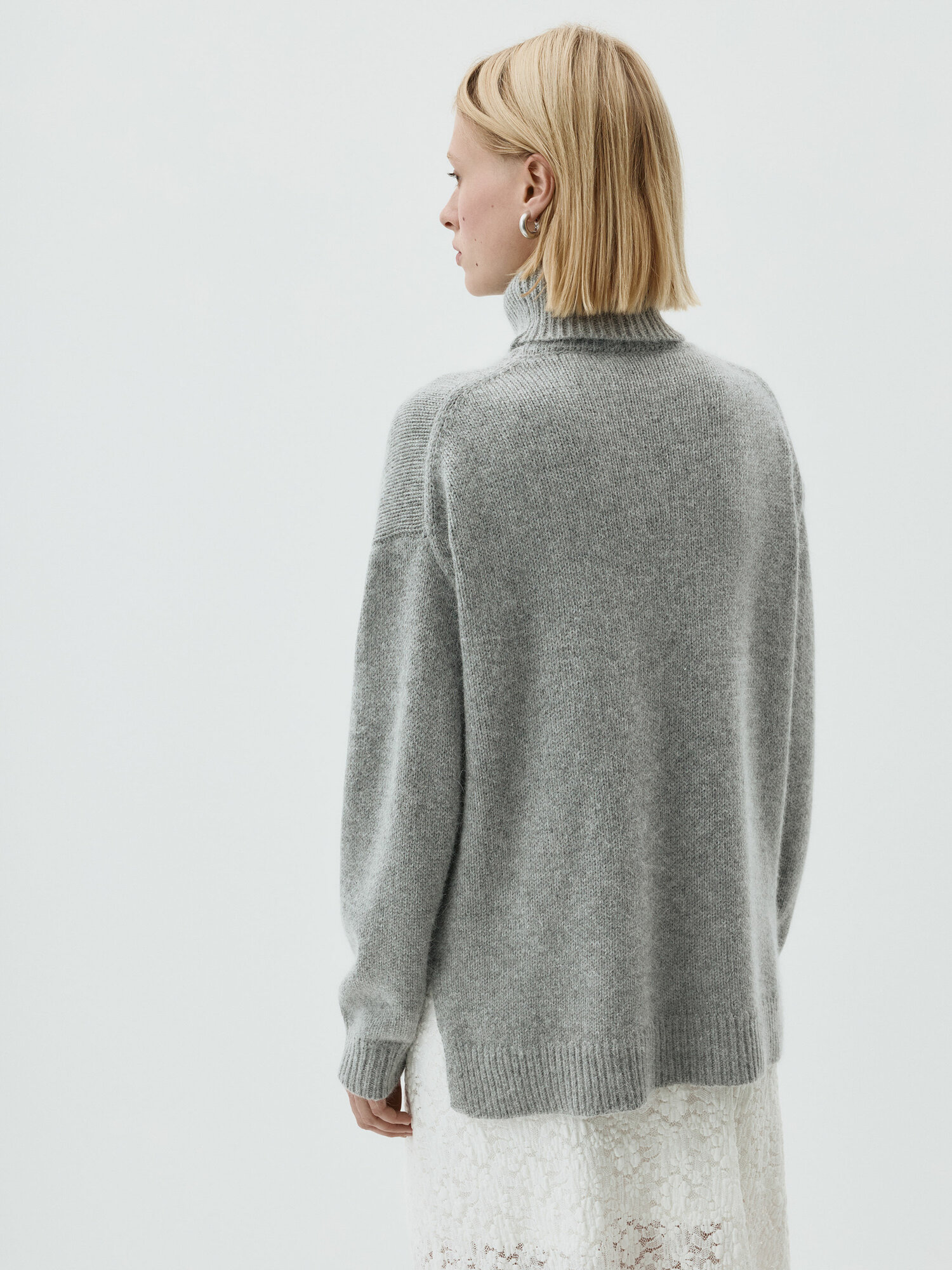 Свитер Sela Premium, размер M INT, , дычато-серый — фото 1