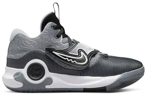 Кроссовки NIKE Air Zoom Air Zoom, баскетбольные, воздухопроницаемые, высокие, нескользящая подошва, размер 9.5US, серый