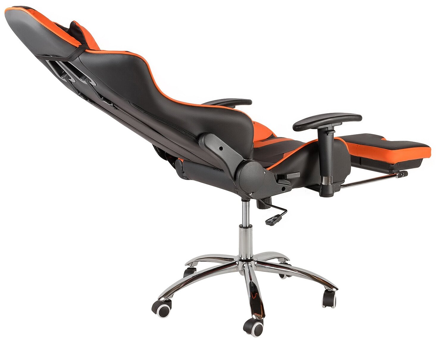 Кресло игровое MFG-6001 Меб-фф 404499, MFG-6001 black orange (DK) - фото №16