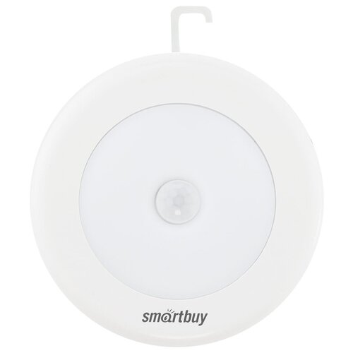 Светодиодный фонарь с датчиком движения и света 6 LED Smartbuy 3*AAA, белый (SBF-6-K)