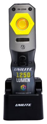 UNILITE Инспекционный фонарь CRI 96+, 1250 Lm, 3 цвета + УФ, 5000 mAh