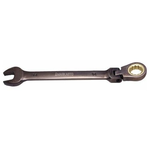 Ключ трещоточный с шарниром 15 мм маякавто