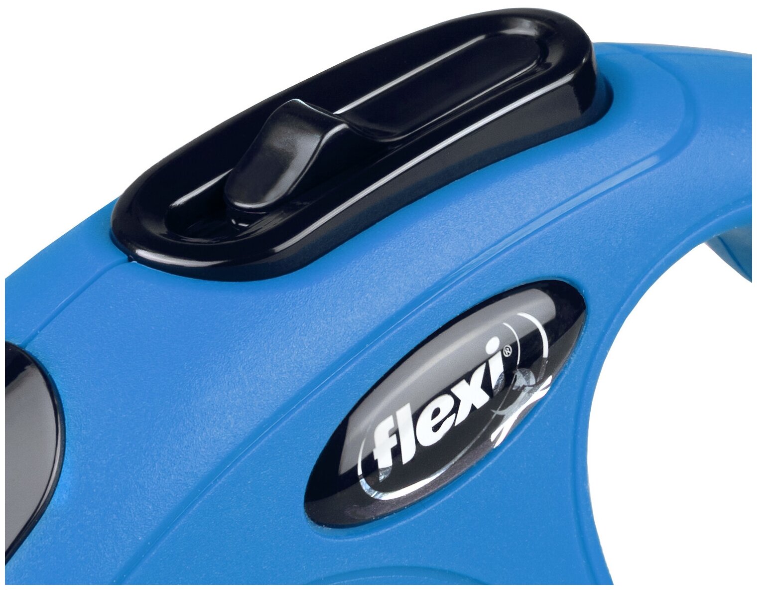 Поводок-рулетка для собак Flexi New Classic M тросовый синий 5 м до 20 кг - фотография № 11