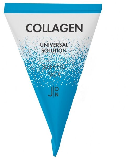 J: ON Маска для лица с коллагеном Collagen Universal Solution Sleeping Pack 5гр
