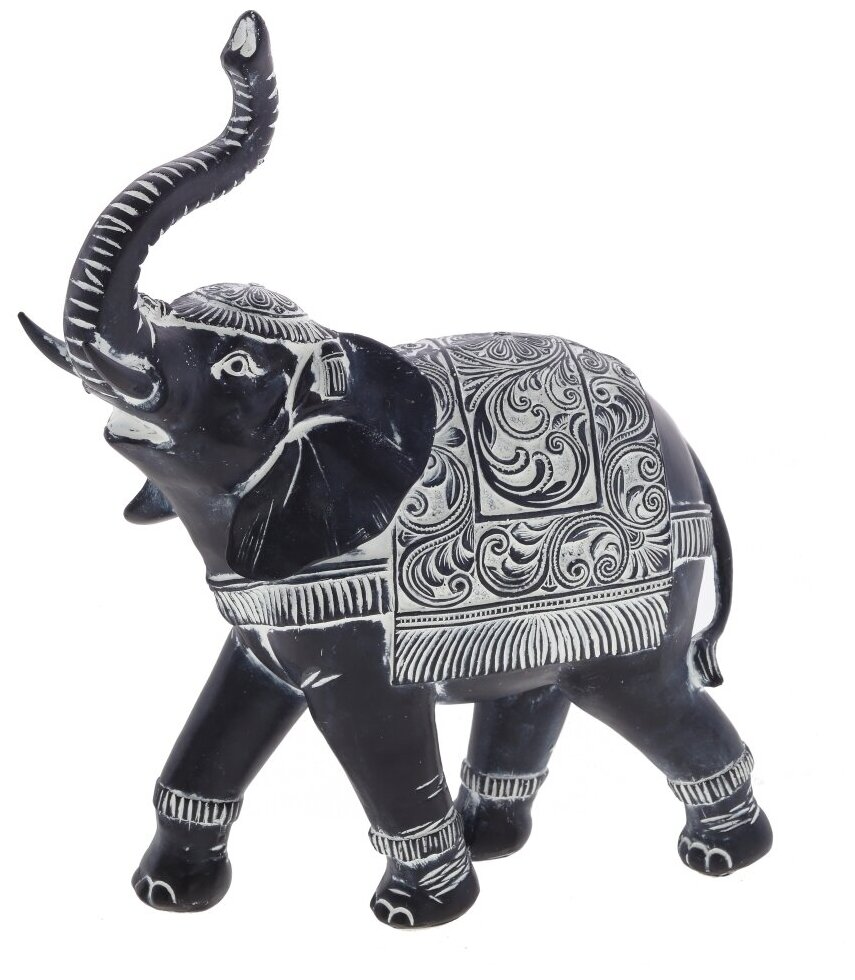 Фигурка декоративная "Слон", L22 W10 H28 см