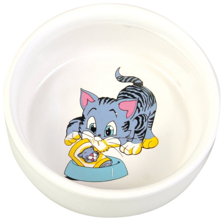 Миска керамическая для кошек и собак мелких пород 300 мл Trixie
