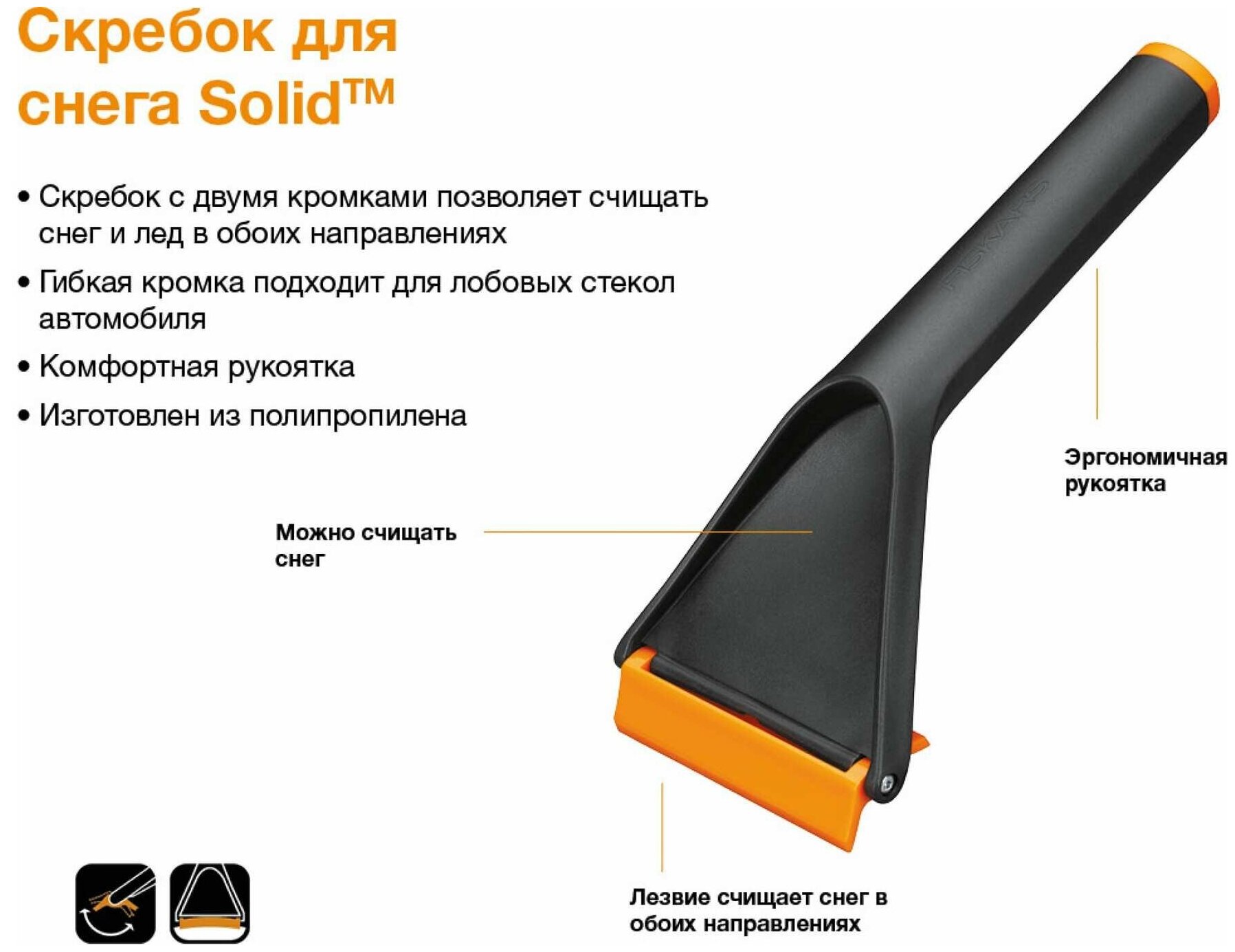 Скребок FISKARS Solid (143063/1019354)