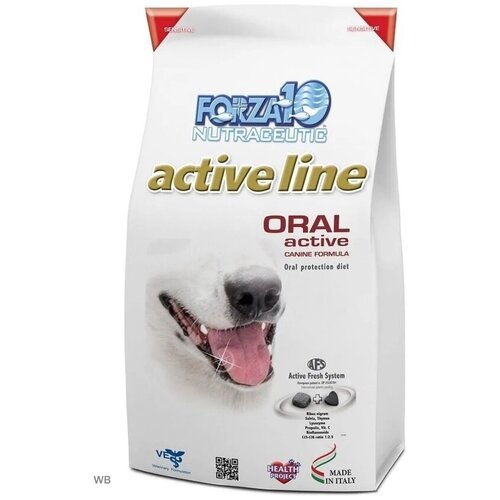 Сухой корм для собак Forza10 Oral Active, при заболеваниях зубов и десен 1 уп. х 1 шт. х 4 кг