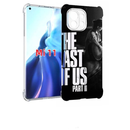 Чехол MyPads The Last of Us Part II Элли для Xiaomi Mi 11 (экран 6.81) задняя-панель-накладка-бампер