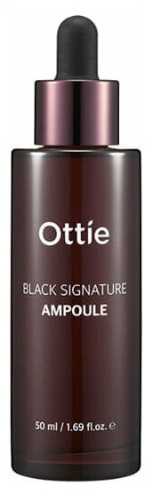 Премиальная сыворотка с муцином черной улитки Ottie Black Signature Ampoule, 50мл