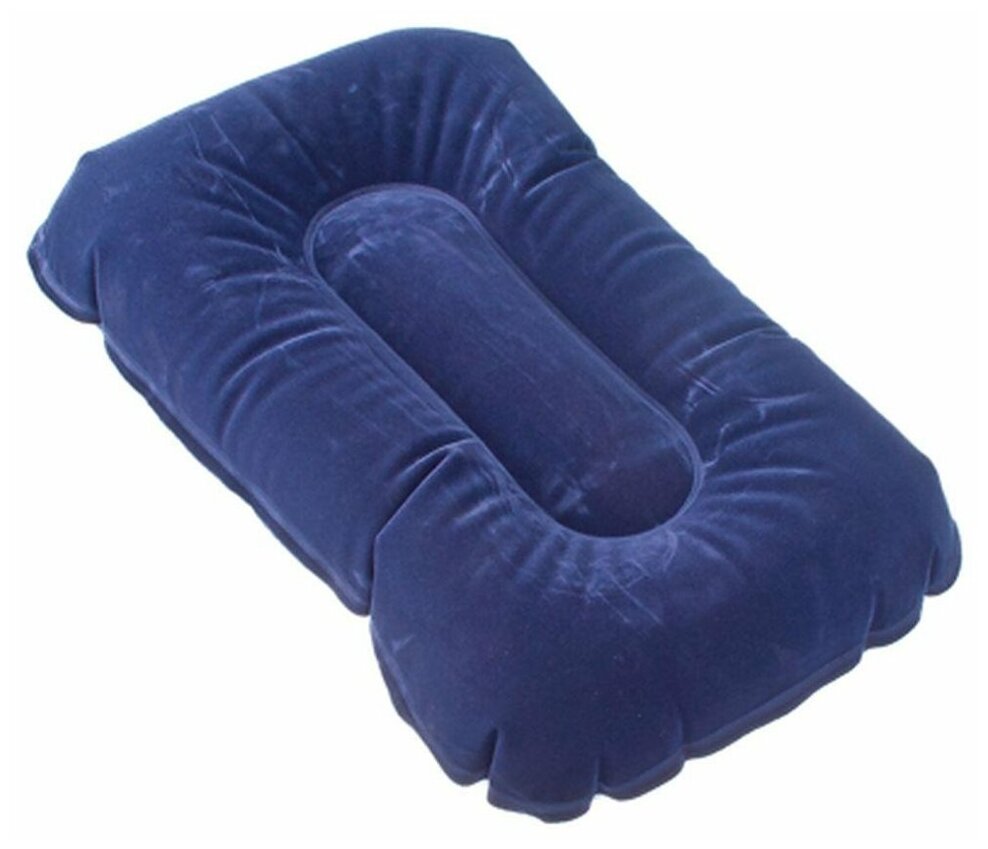 Надувная подушка Bestway Flocked Air Pillow 67121, 42х26 см, синий - фотография № 13