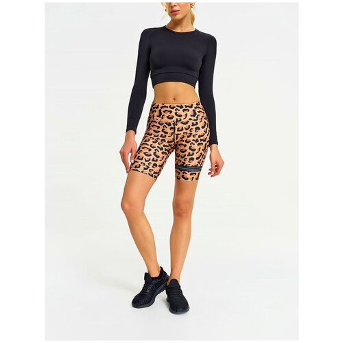 Велосипедки женские Fit Leo (L, леопард), EAZYWAY