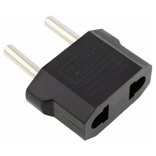 Адаптер-переходник на евровилку черный Сетевой адаптер на евро розетку 135₽