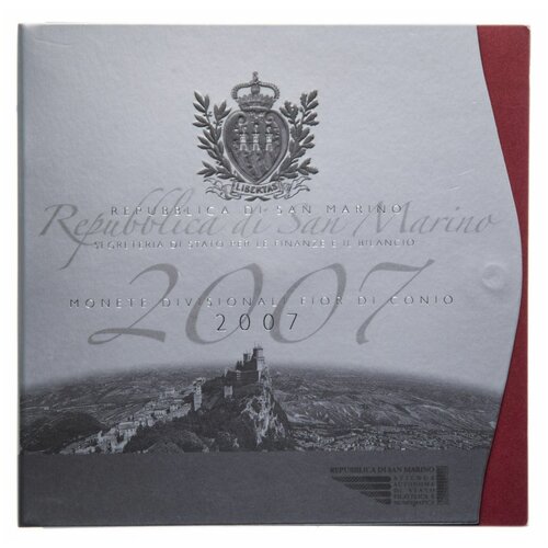 (2007, 9 монет) Набор монет Сан-Марино 2007 год Равные возможности Буклет 2017 8 монет набор монет сан марино 2017 год годовой набор буклет