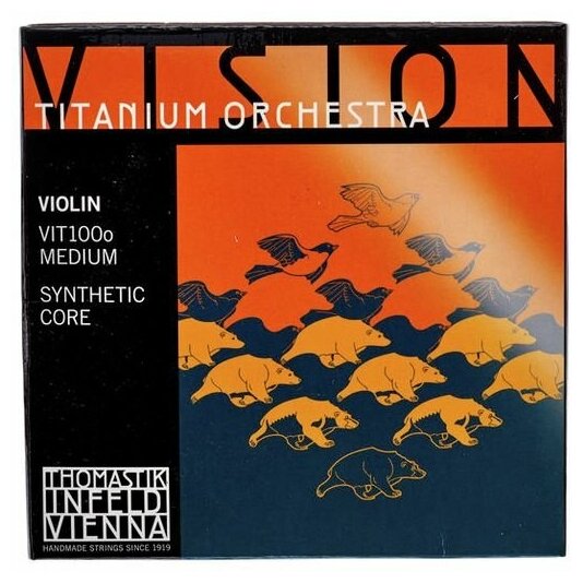 Струны для скрипки Thomastik VIT100o Vision Titanium Orchestra 4/4