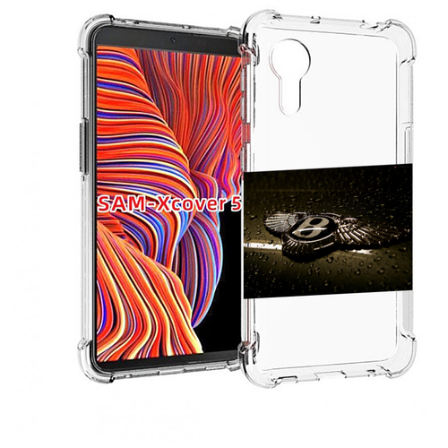 Чехол MyPads бентли bentley 2 мужской для Samsung Galaxy Xcover 5 задняя-панель-накладка-бампер