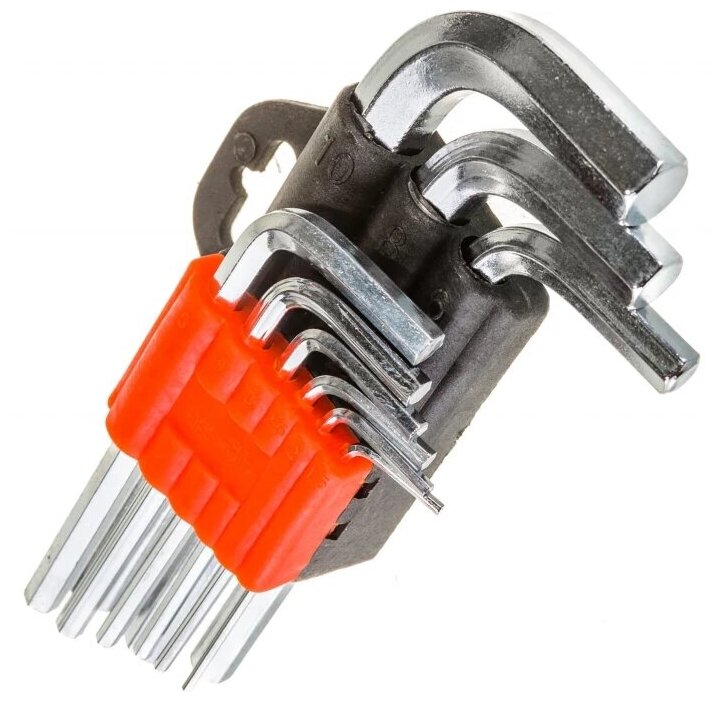 Набор шестигранных ключей ( 9 предметов) "АвтоDело" (1,5-10 мм)