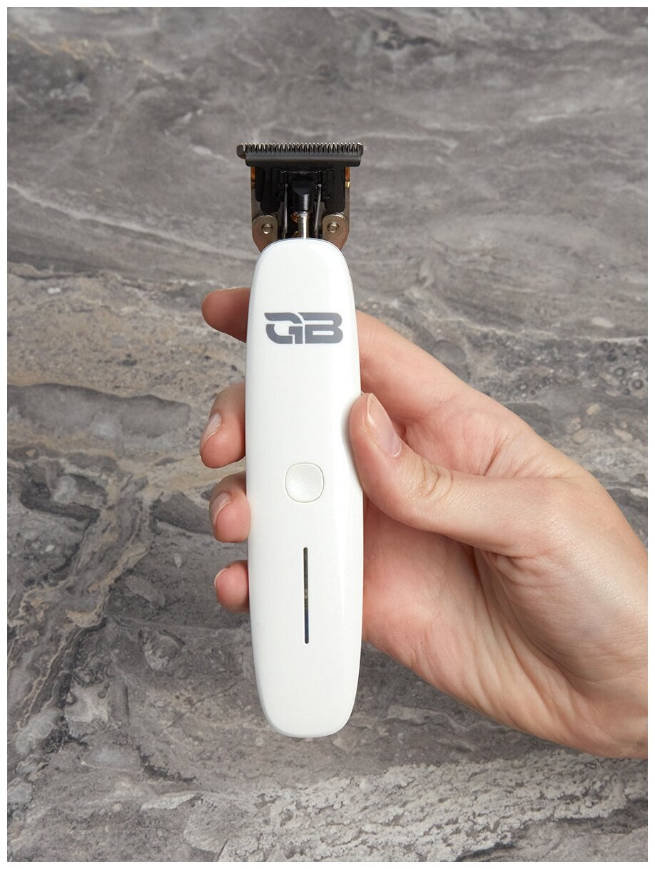GB Professional Espada - Профессиональный триммер для стрижки волос Белый - фотография № 10