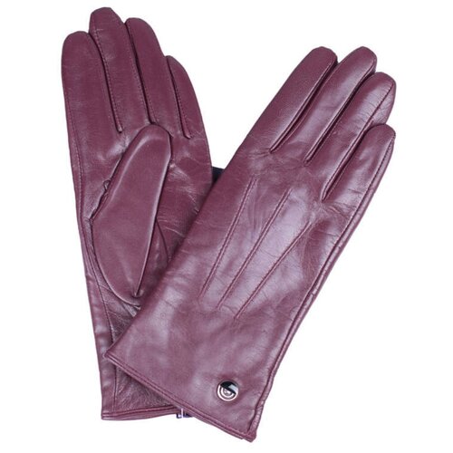 перчатки женские универсальные утепленные Перчатки Pitas, размер 6.5, бордовый