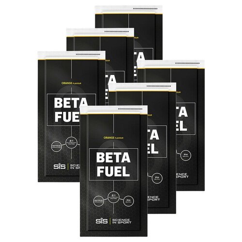 фото Sis beta fuel 6х84г (апельсин) напиток изотоник высокоуглеводный с электролитами в порошке