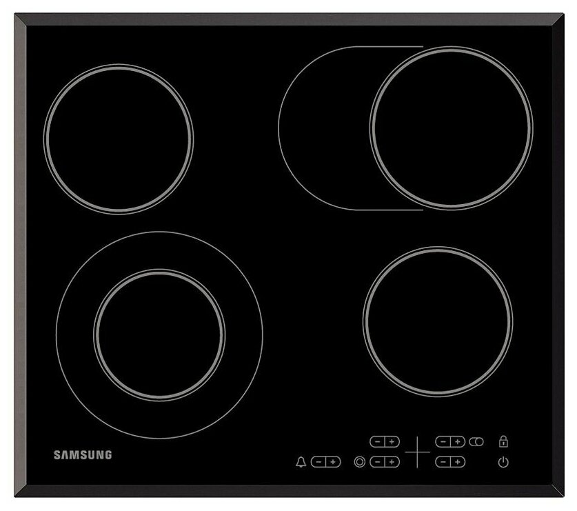 Встраиваемые варочные панели Samsung Electronics NZ64T3516QK/WT