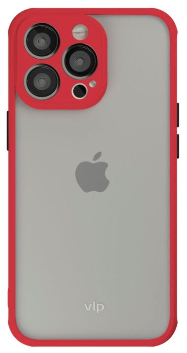 Чехол vlp Matte Case для Apple iPhone 13 Pro Max, red