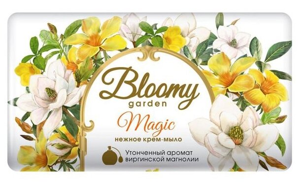 Крем-мыло твердое Bloomy garden "Magic", 90 г