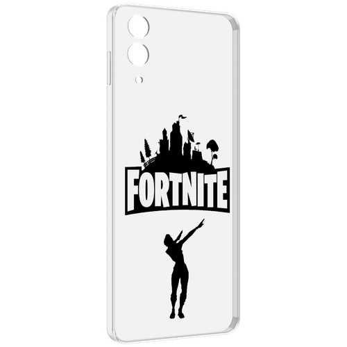 Чехол MyPads fortnite-2 для Samsung Galaxy Z Flip 4 (SM-F721) задняя-панель-накладка-бампер