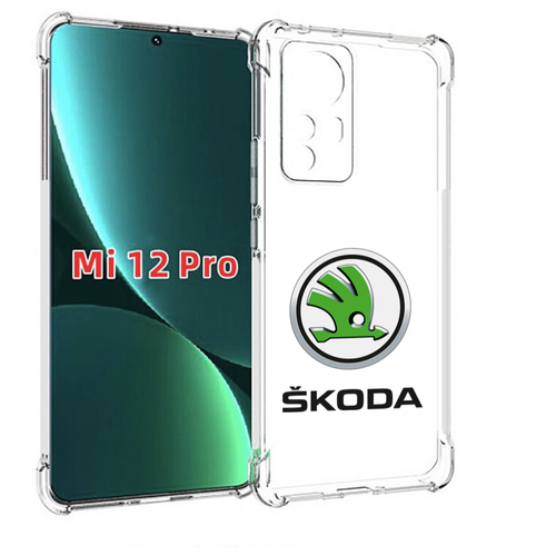 Чехол MyPads skoda-шкода-4 мужской для Xiaomi 12S Pro задняя-панель-накладка-бампер