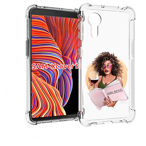 Чехол MyPads Girlboss with wine girlboss art love books an wine _ Etsy женский для Samsung Galaxy Xcover 5 задняя-панель-накладка-бампер чехол mypads girlboss with wine girlboss art love books an wine   etsy женский для samsung galaxy a14 4g 5g задняя панель накладка бампер