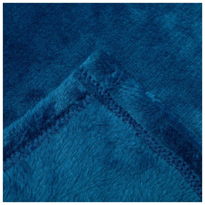 Плед с рукавами "Этель",150*200 см, 30х50 см, синий, 100% п/э - фотография № 4