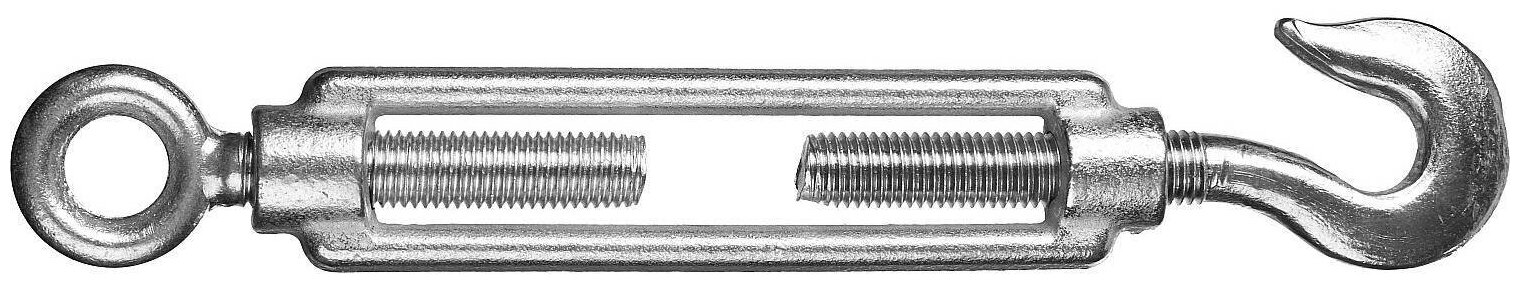 Талреп DIN 1480, крюк-кольцо, М10, 6 шт, оцинкованный, STAYER - фотография № 5