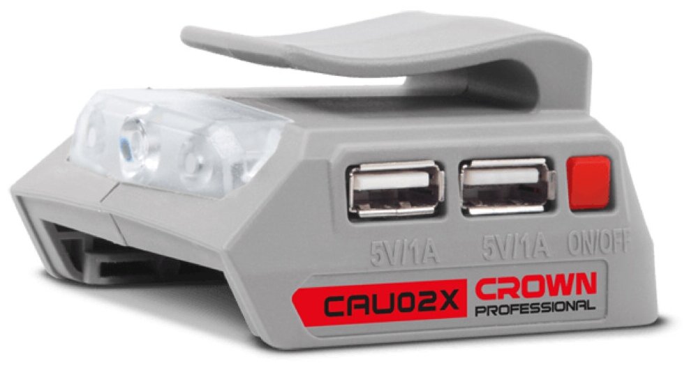 Зарядное устройство CROWN CAU02X (USB)