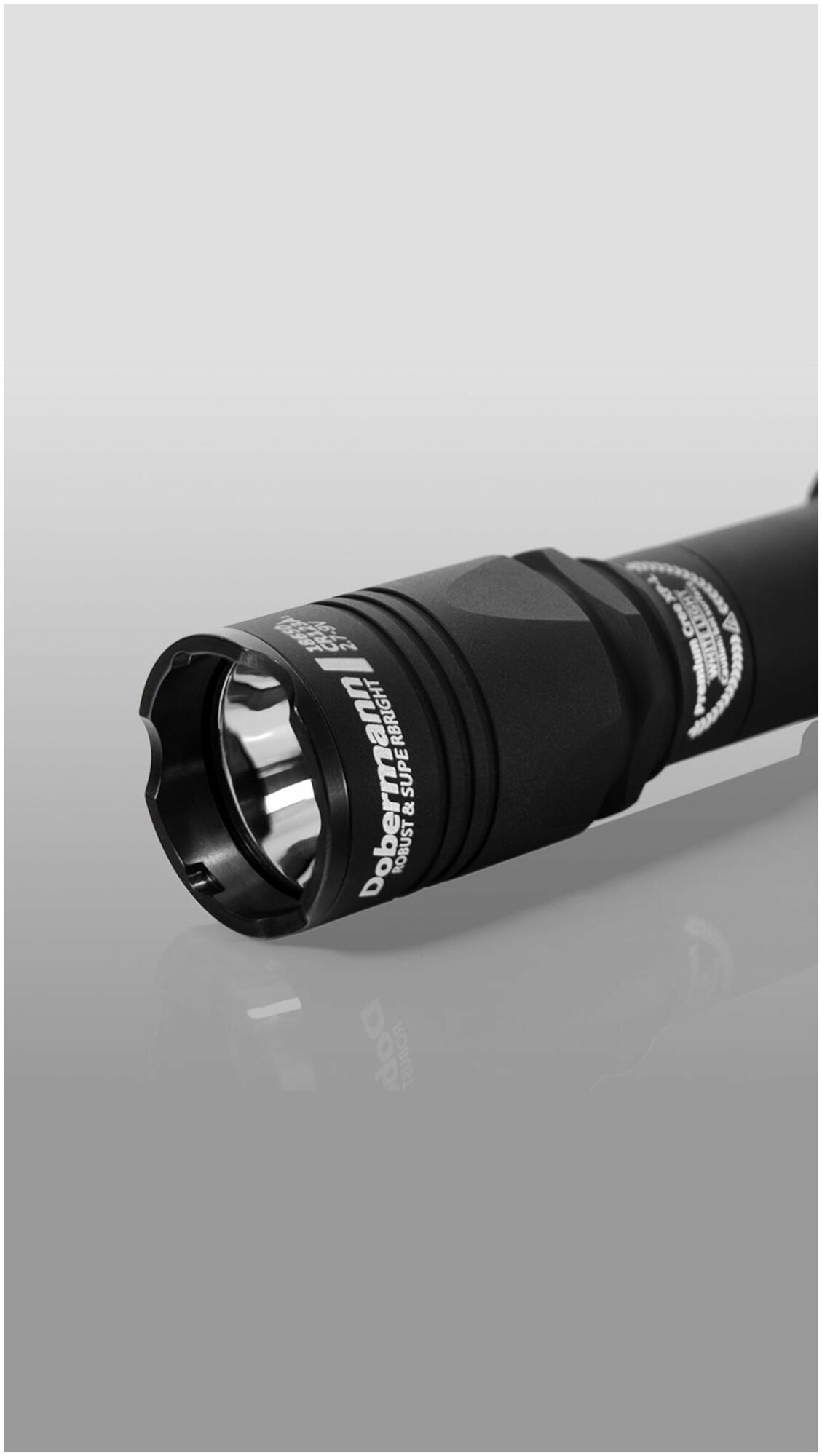 Тактический фонарь ArmyTek Dobermann XP-L HI (тёплый свет) черный - фотография № 16