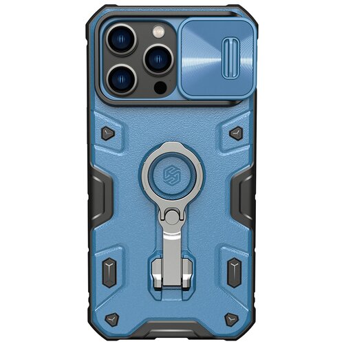 Чехол Nillkin CamShield Armor Pro для iPhone 14 Pro Max синий