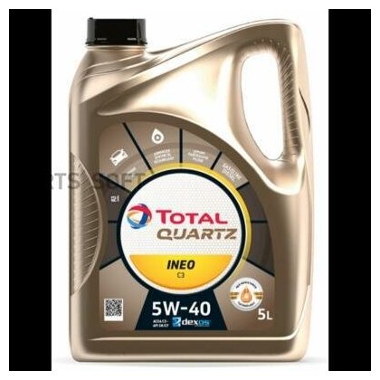 Масло моторное TOTAL Quartz Ineo 5W-40 5л. TOTALENERGIES / арт. 213790 - (1 шт)