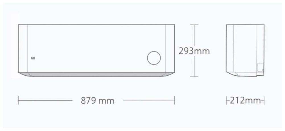 Сплит-система Xiaomi Mijia Smart Air (KFR-35GWN1A3), белый - фотография № 9