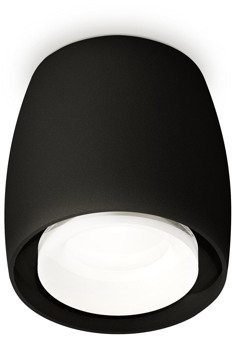Накладной светильник XS1142041 SBK/FR черный песок/белый матовый MR16 GU5.3 (C1142, N7165)