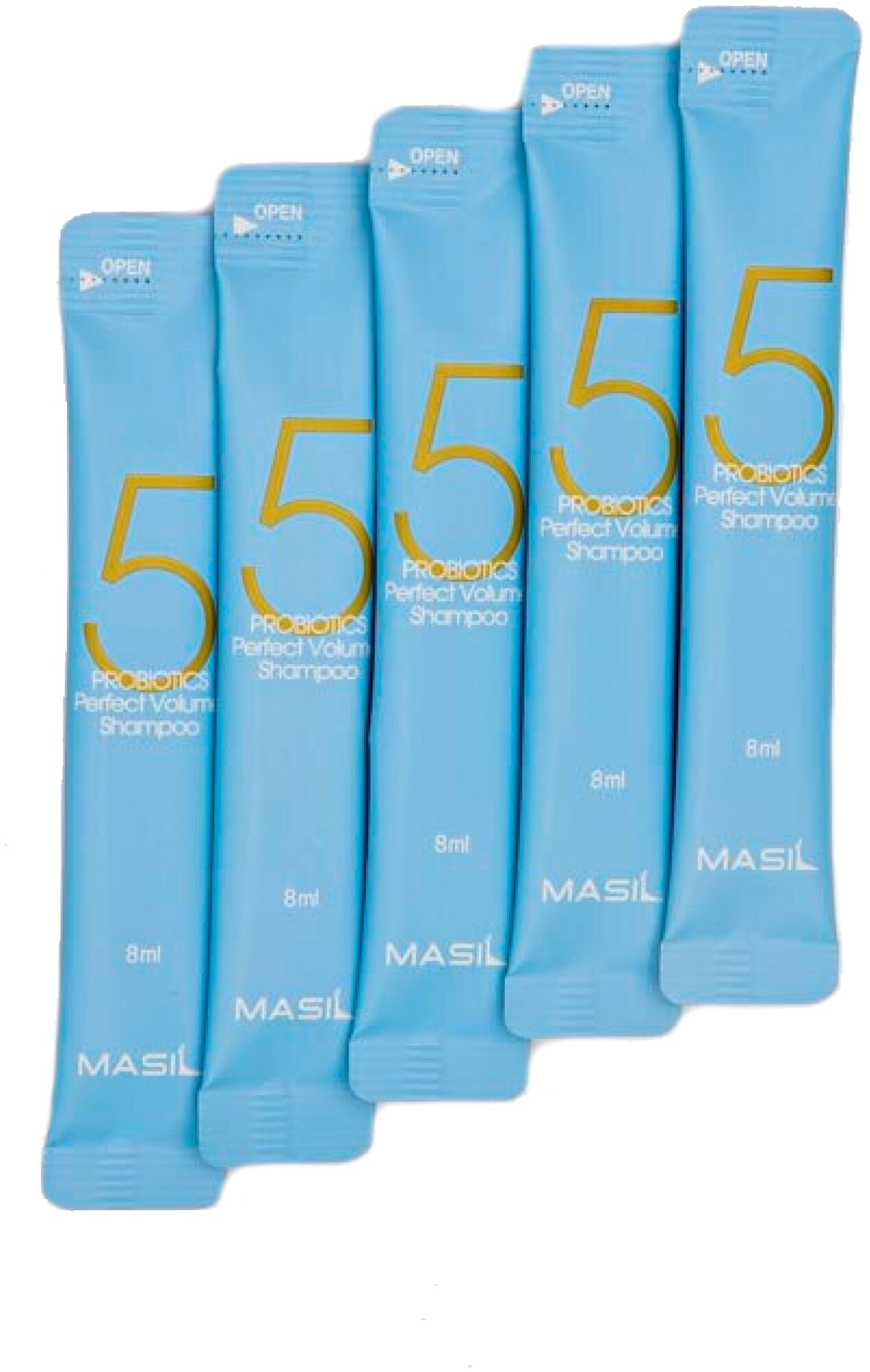 Masil Набор шампуней для объема волос с пробиотиками Masil 5 Probiotics Perfect Volume Shampoo 8ml (5 саше по 8 мл.)