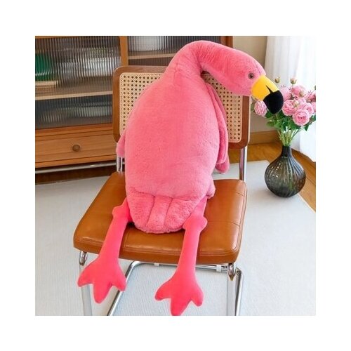 мягкая игрушка фламинго из пайеток 15 см без чипа Фламинго мягкая игрушка подушка . батон сплюша обнимашка фламинго-обмининго 160 см